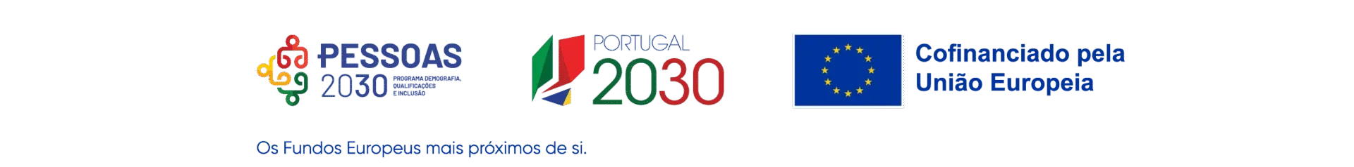Operação cofinanciada pelo Programa Pessoas 2030 e pela União Europeia